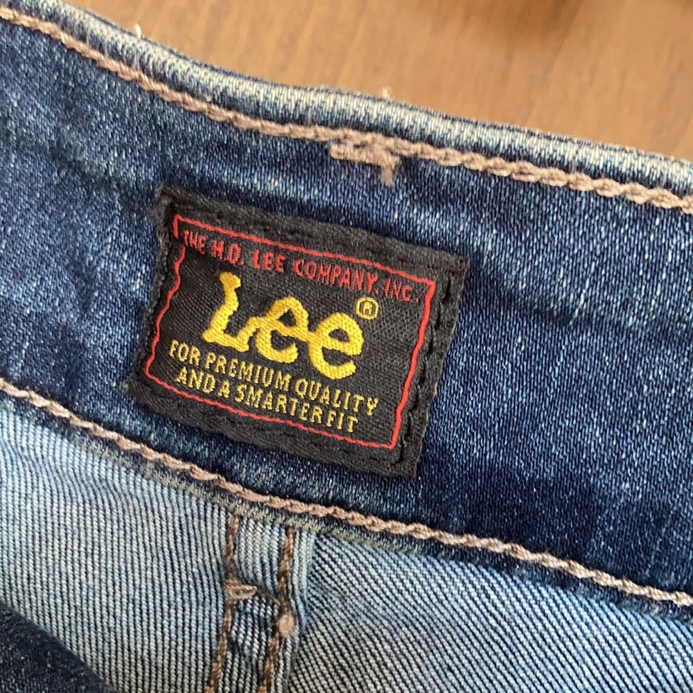Relisted Lee midrise Bermuda short denim soft premium stretch fabric 22W - Picture 16 of 17
